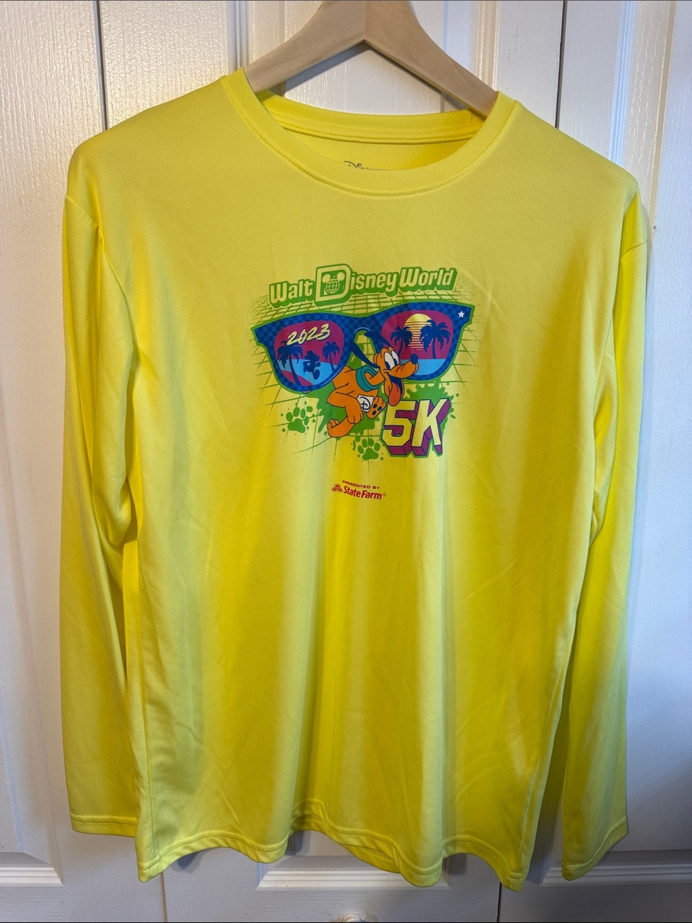 Disney Kids' 5K Long-Sleeve Performance Shirt - Yellow
